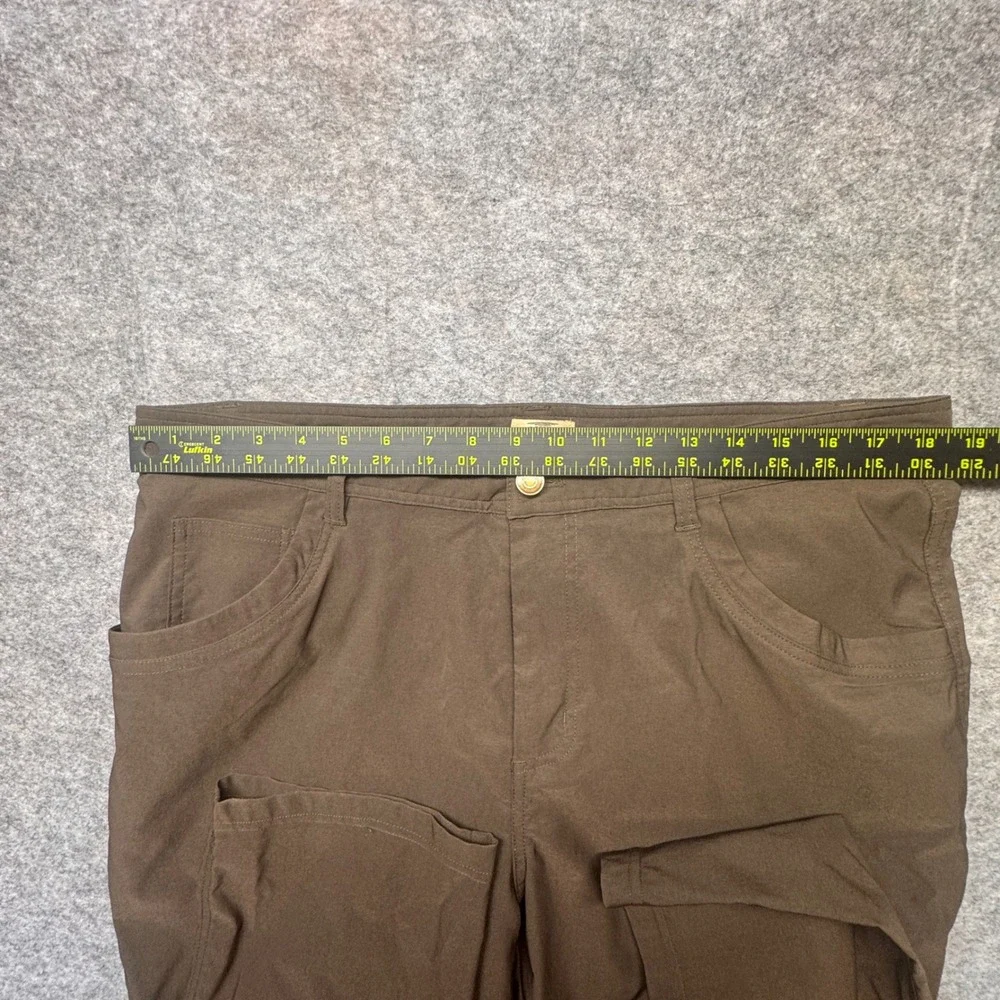 Telluride Clothing Company Mens Brown Stretch Straight Leg Pants 38x32 New - Picture 2 of 10